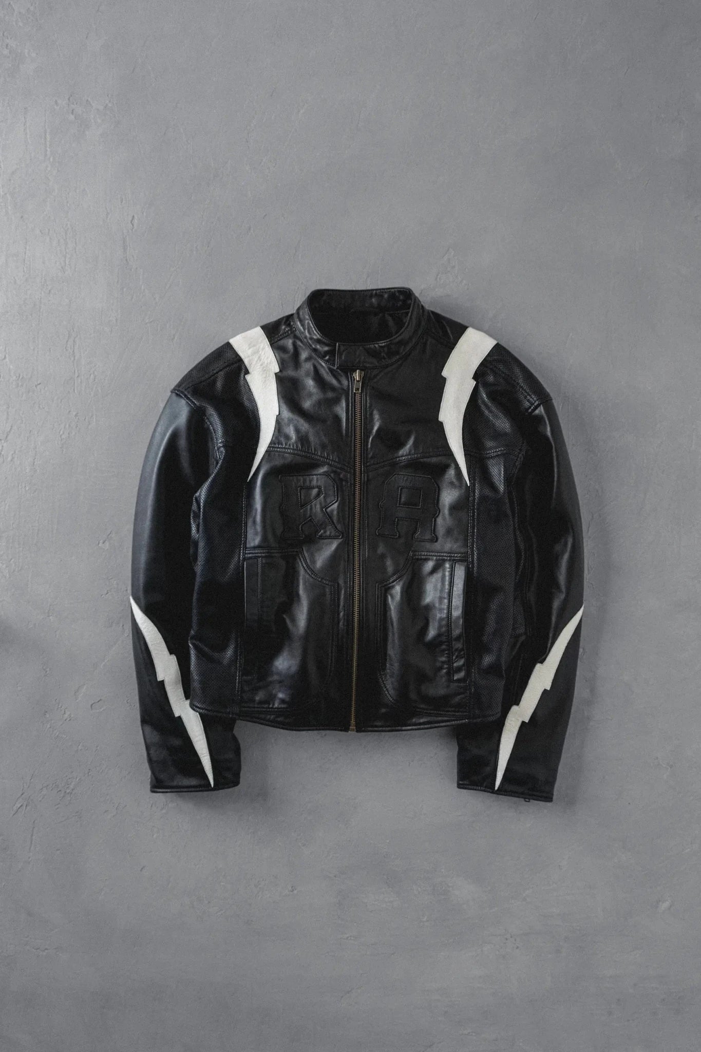 RA Biker Leather Jacket - rootatelier™