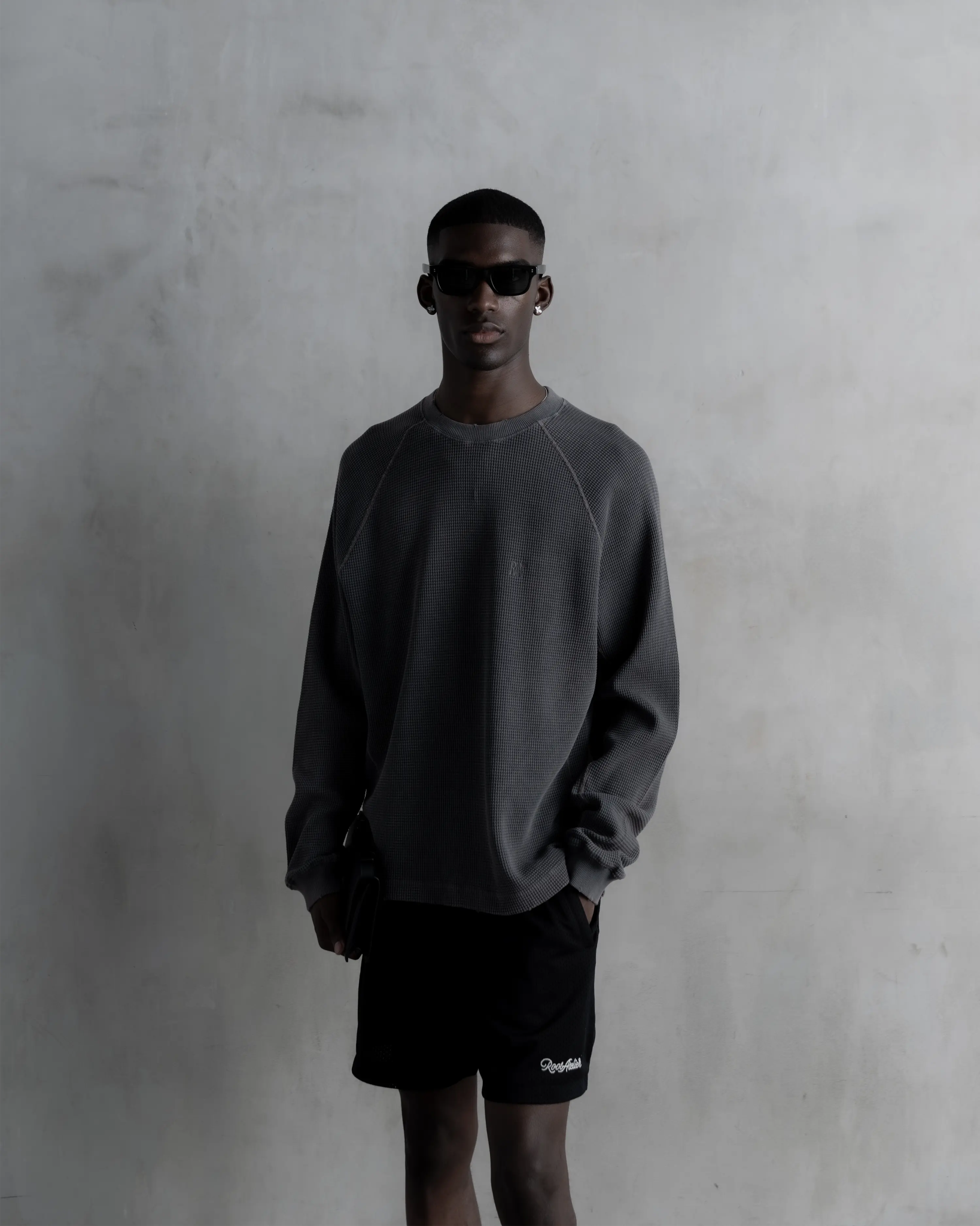 RA Waffel Long Sleeve Storm - Root Atelier™ by Eugen Lods