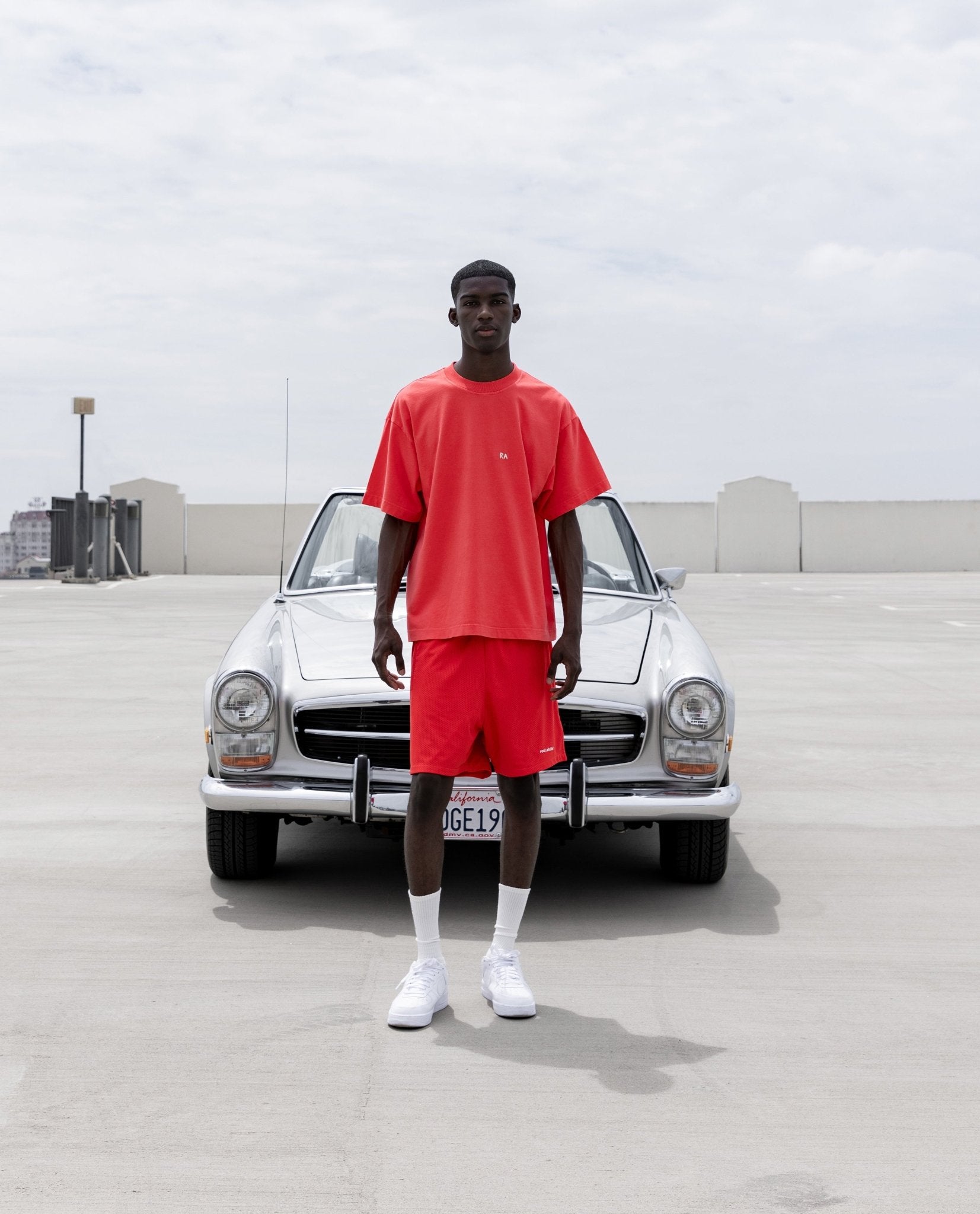Root Mood Carmine Mesh Shorts - Root Atelier™ by Eugen Lods