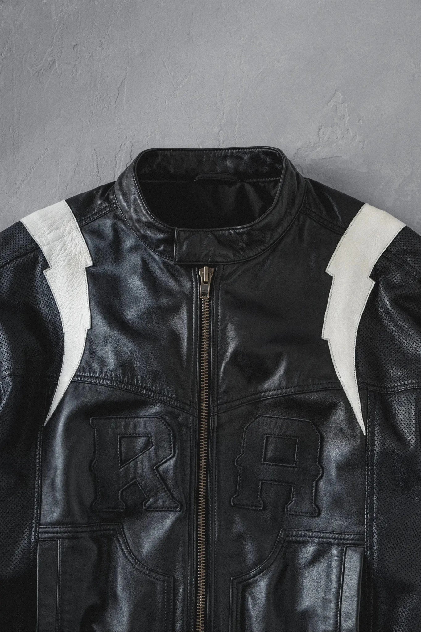 RA Biker Leather Jacket - rootatelier™