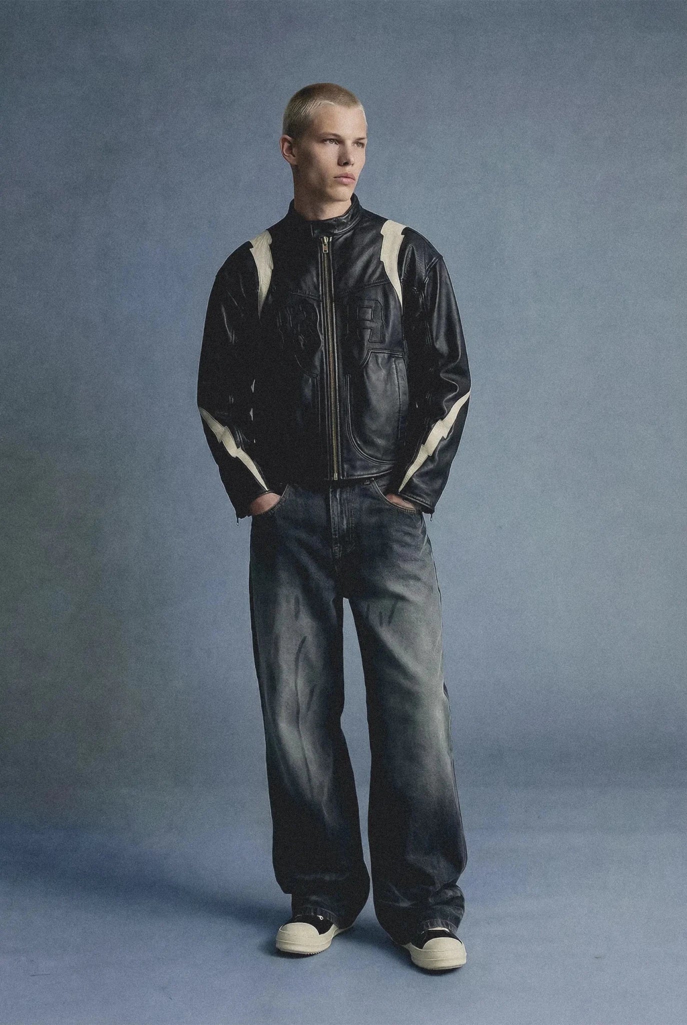 RA Biker Leather Jacket - rootatelier™