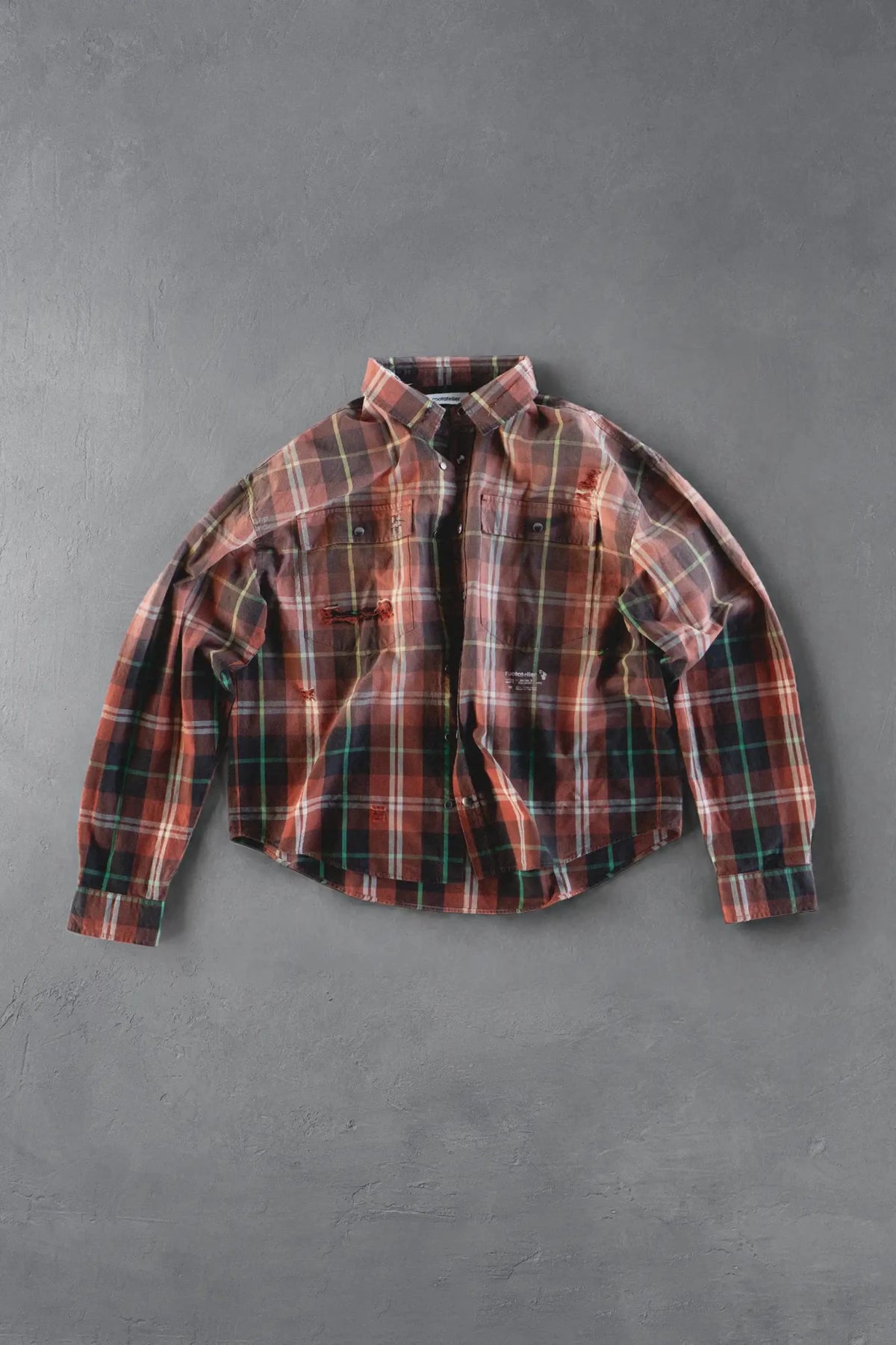 RA Flannel Rust - rootatelier™