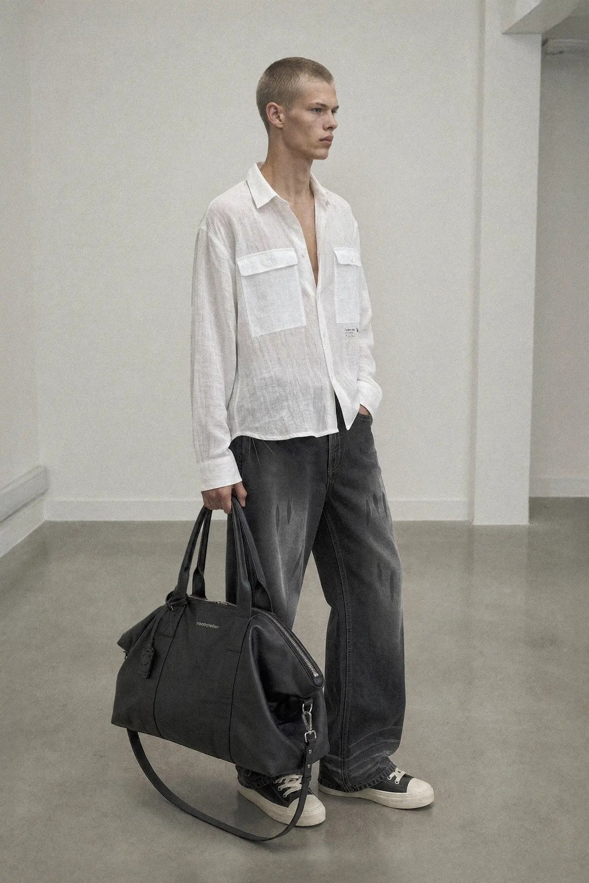 RA Leather Duffle - rootatelier™