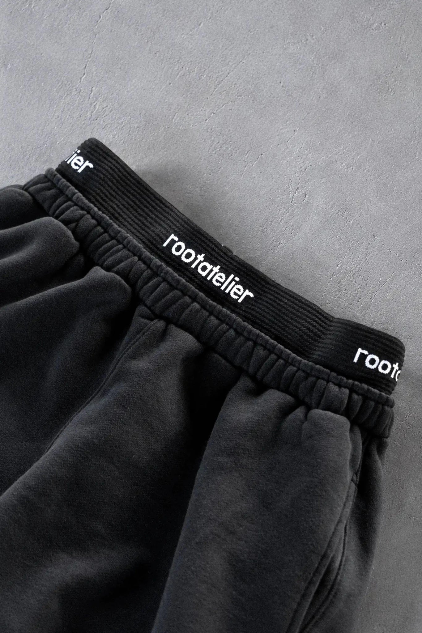 RA Market Black Sweatshorts - rootatelier™