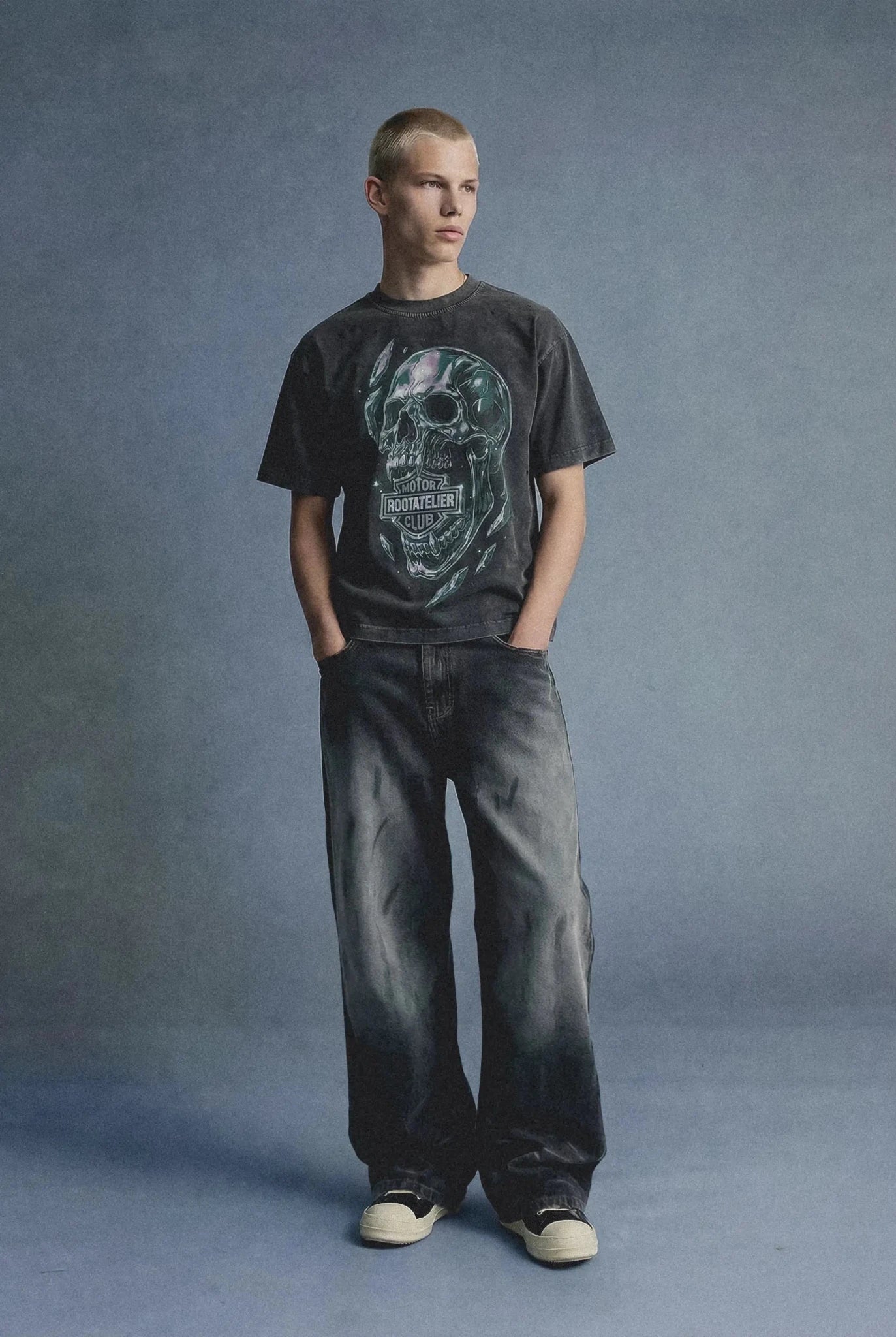 RA Skull T-Shirt - rootatelier™