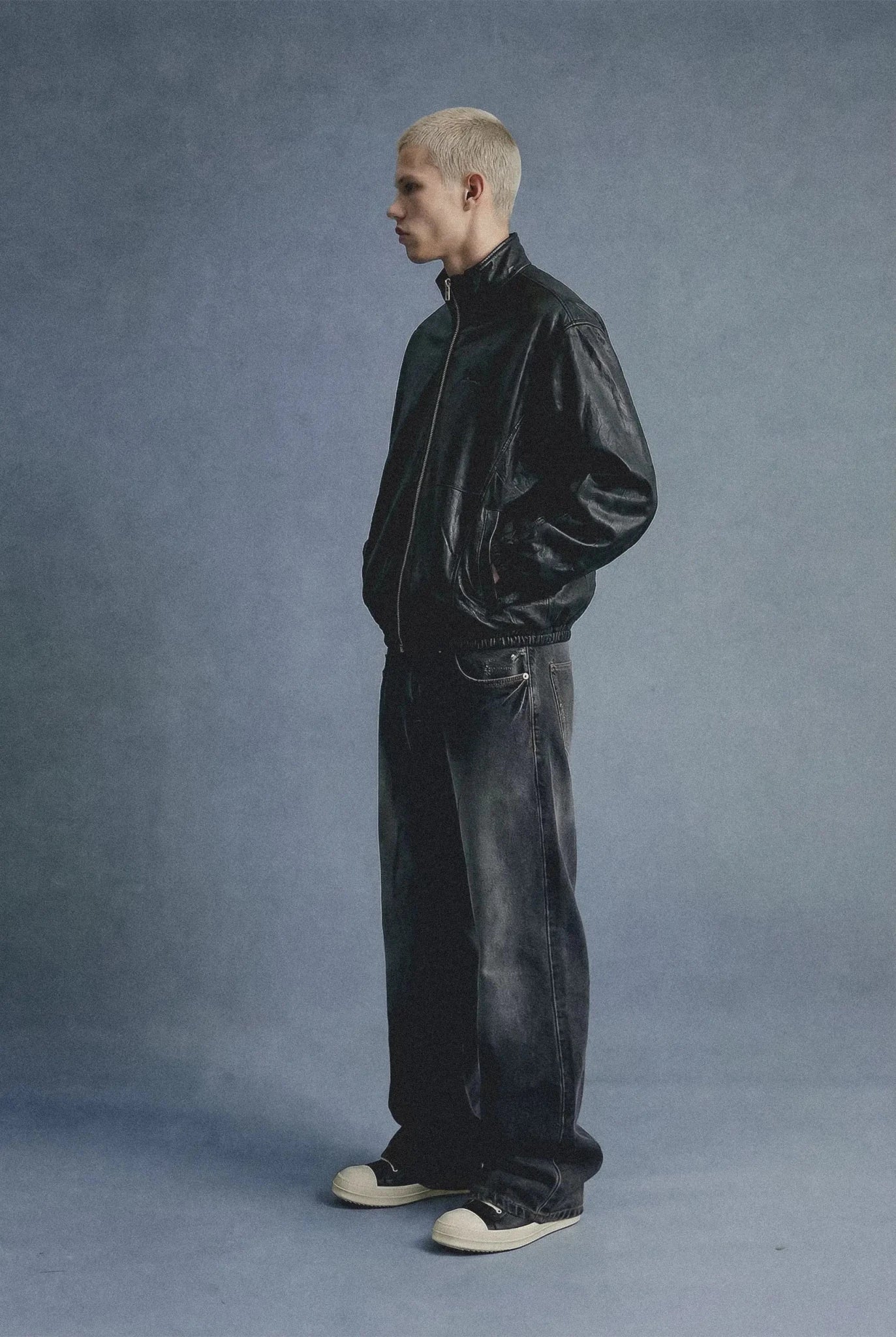 RA Trk Leather Jacket - rootatelier™