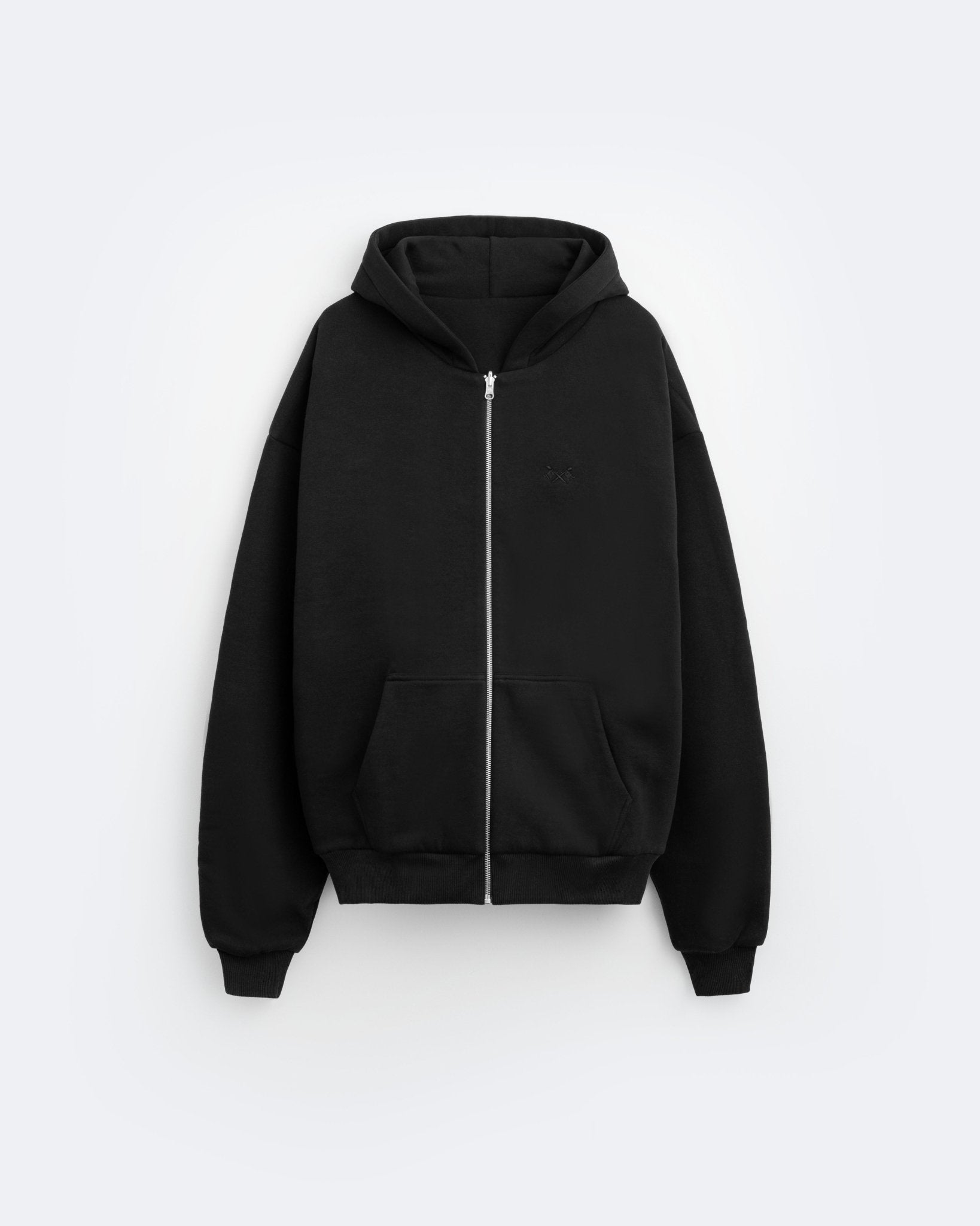 Root Blk Double Layer Zip - rootatelier™