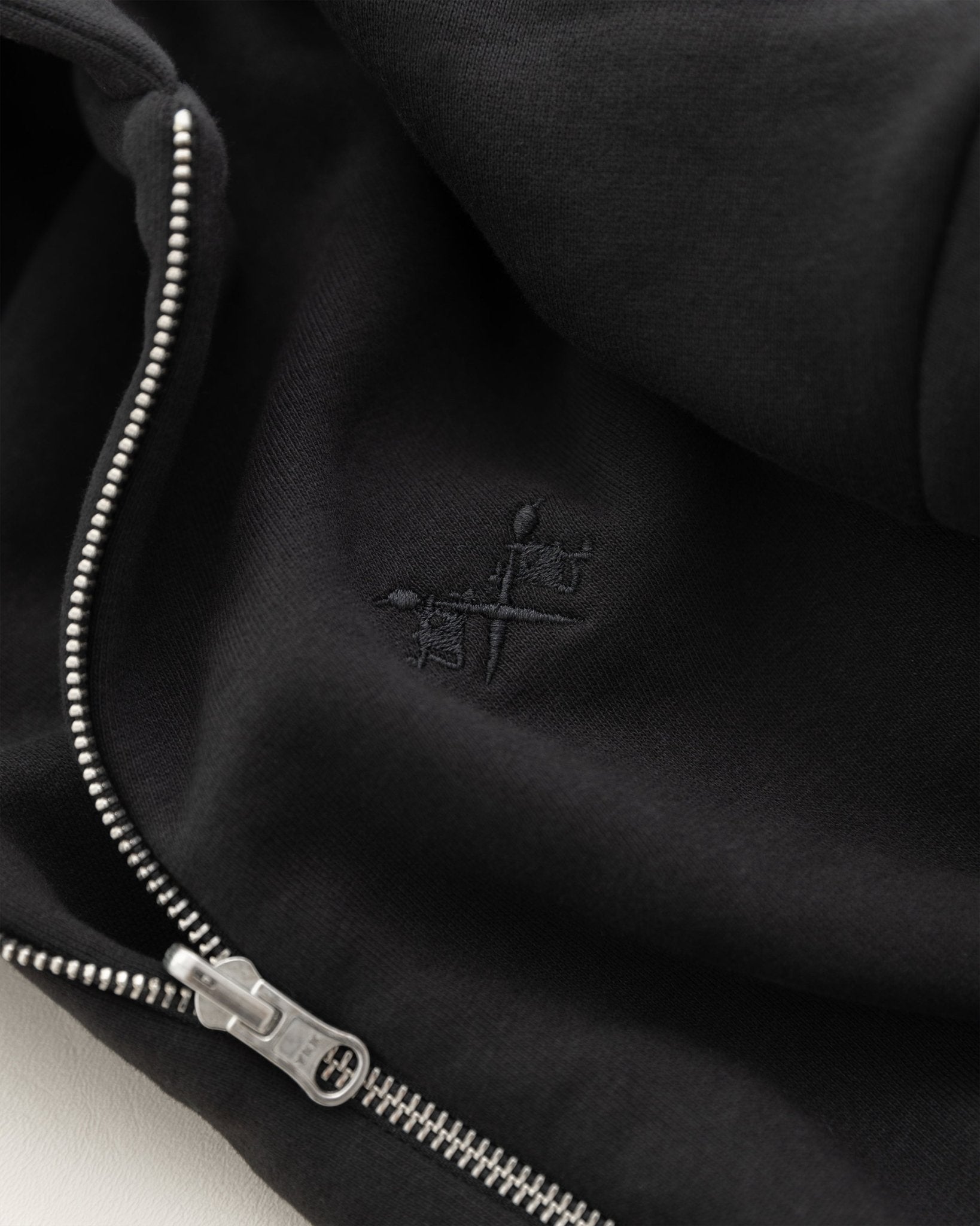 Root Blk Double Layer Zip - rootatelier™